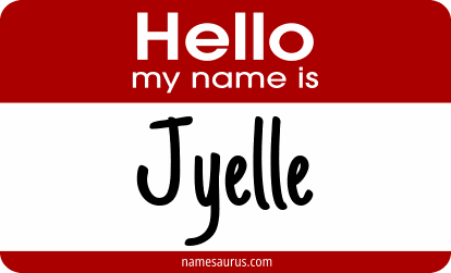 Hello my name is Jyelle png download