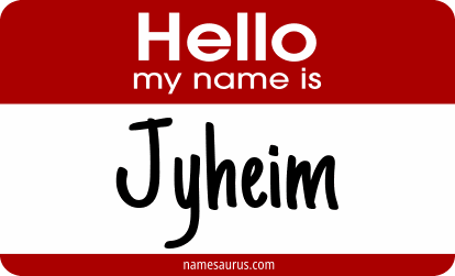 Hello my name is Jyheim png download