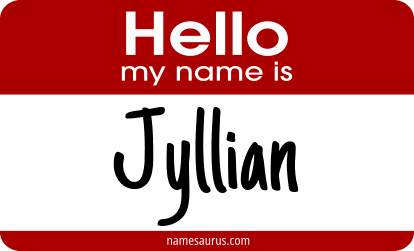 Hello my name is Jyllian png download