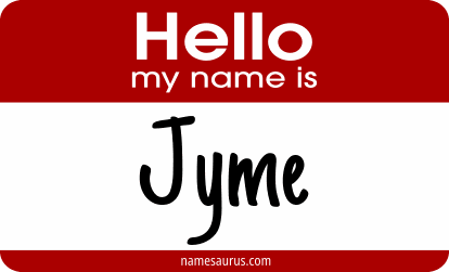 Hello my name is Jyme png download