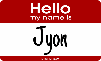 Hello my name is Jyon png download