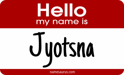Hello my name is Jyotsna png download
