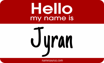 Hello my name is Jyran png download