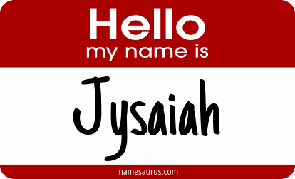 Hello my name is Jysaiah png download