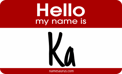 Hello my name is Ka png download