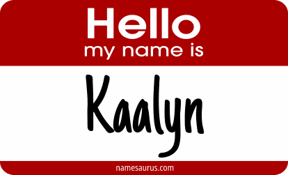 Hello my name is Kaalyn png download
