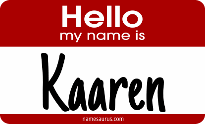 Hello my name is Kaaren png download