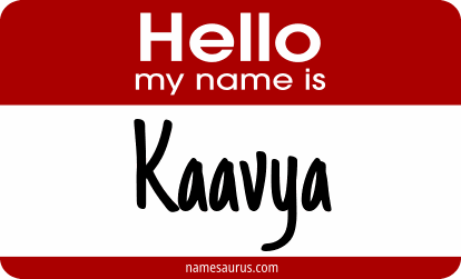 Hello my name is Kaavya png download