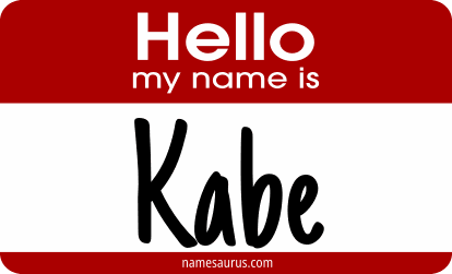 Hello my name is Kabe png download