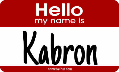 Hello my name is Kabron png download