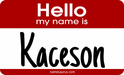 Hello my name is Kaceson png download