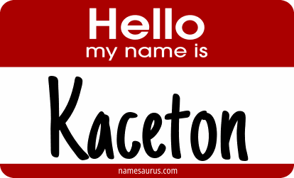 Hello my name is Kaceton png download