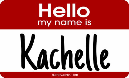 Hello my name is Kachelle png download