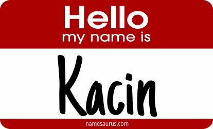 Hello my name is Kacin png download