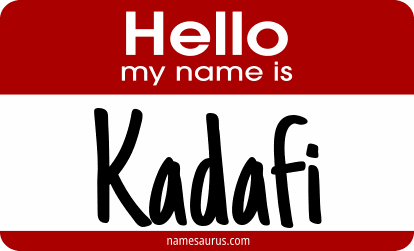 Hello my name is Kadafi png download