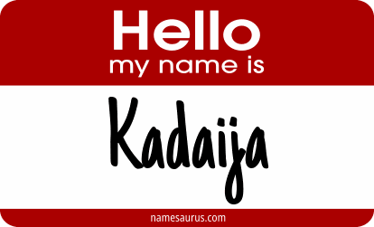Hello my name is Kadaija png download