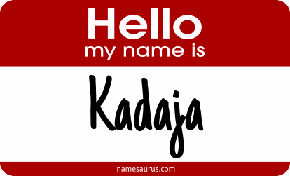 Hello my name is Kadaja png download