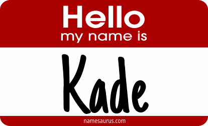 Hello my name is Kade png download