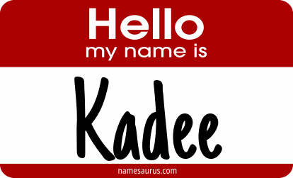 Hello my name is Kadee png download