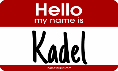 Hello my name is Kadel png download