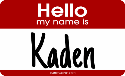 Hello my name is Kaden png download