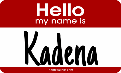 Hello my name is Kadena png download