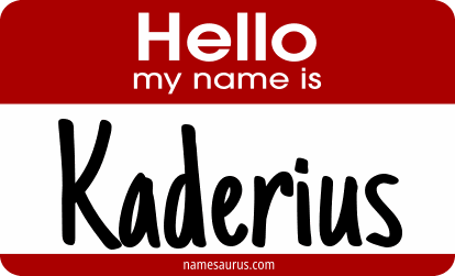 Hello my name is Kaderius png download
