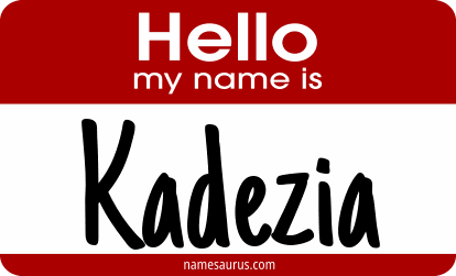 Hello my name is Kadezia png download