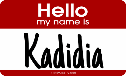 Hello my name is Kadidia png download