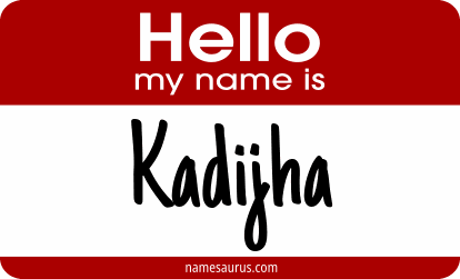 Hello my name is Kadijha png download