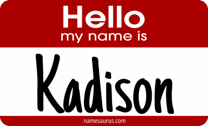 Hello my name is Kadison png download