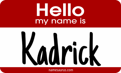 Hello my name is Kadrick png download