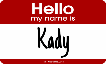 Hello my name is Kady png download
