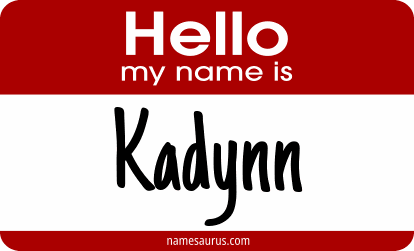 Hello my name is Kadynn png download