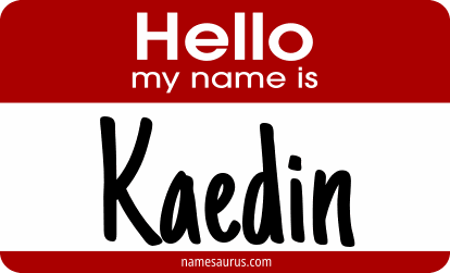 Hello my name is Kaedin png download