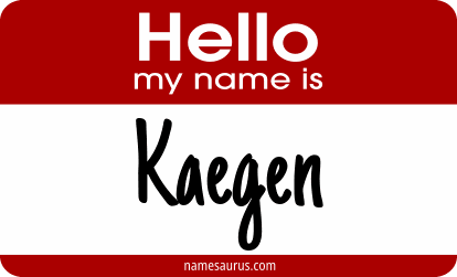 Hello my name is Kaegen png download