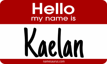 Hello my name is Kaelan png download