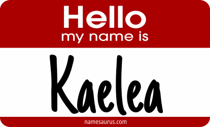 Hello my name is Kaelea png download