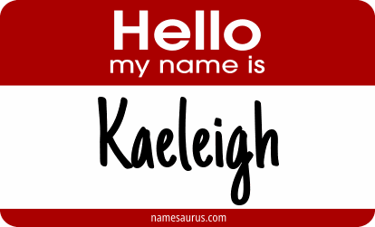 Hello my name is Kaeleigh png download