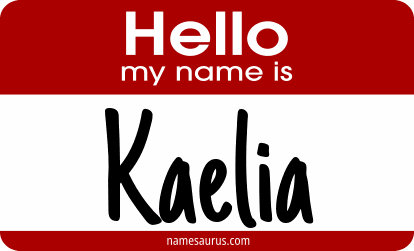 Hello my name is Kaelia png download