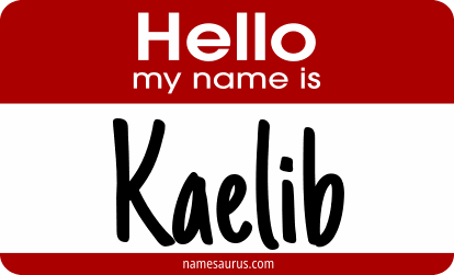 Hello my name is Kaelib png download