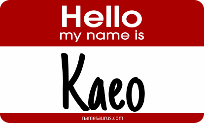Hello my name is Kaeo png download