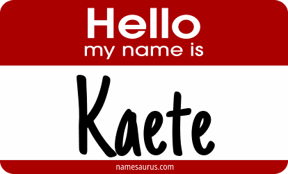 Hello my name is Kaete png download