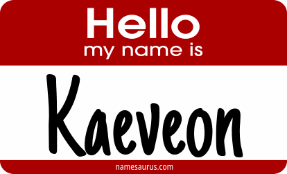 Hello my name is Kaeveon png download