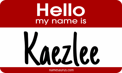 Hello my name is Kaezlee png download