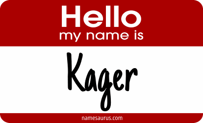 Hello my name is Kager png download