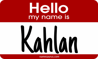 Hello my name is Kahlan png download