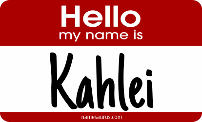 Hello my name is Kahlei png download