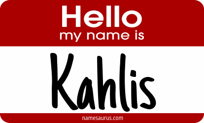 Hello my name is Kahlis png download