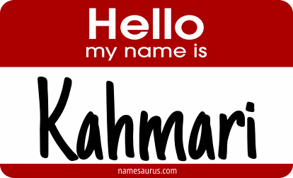 Hello my name is Kahmari png download